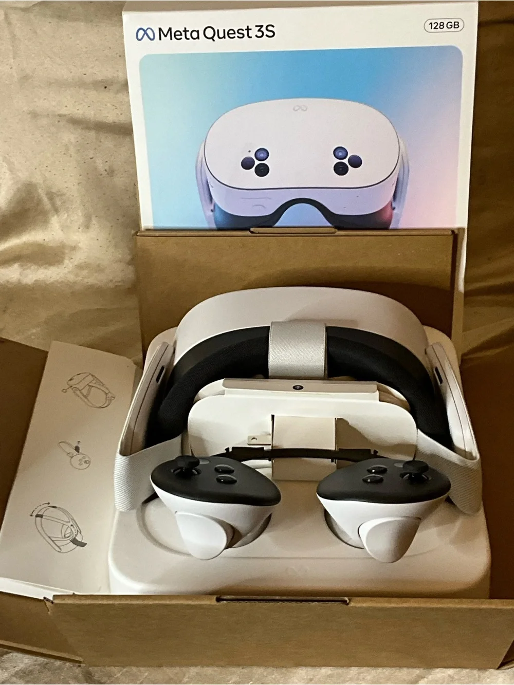 Meta Quest 3S VR Headset Brand New Open Box - White (128GB)